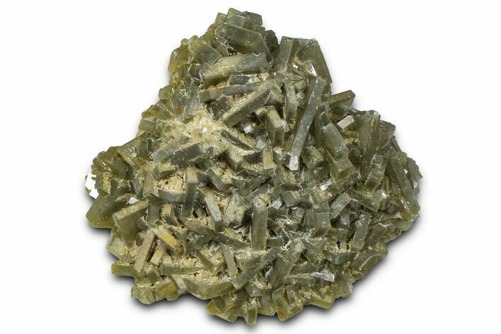 Gray-Green Tabular Barite Crystals with Phantoms - Peru #369811